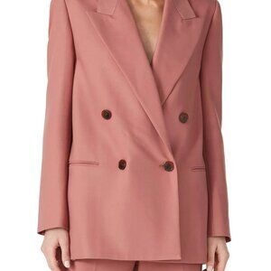 REBECCA TAYLOR Double-Breasted Gabardine Blazer - size US 6 - NWT